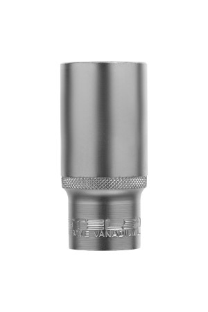 Головка торцевая удлиненная, 27 мм, шестигранная, CrV, под квадрат 1/2 Stels