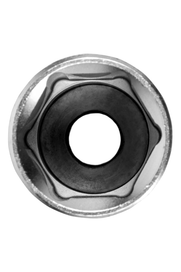 Головка торцевая удлиненная, 27 мм, шестигранная, CrV, под квадрат 1/2 Stels