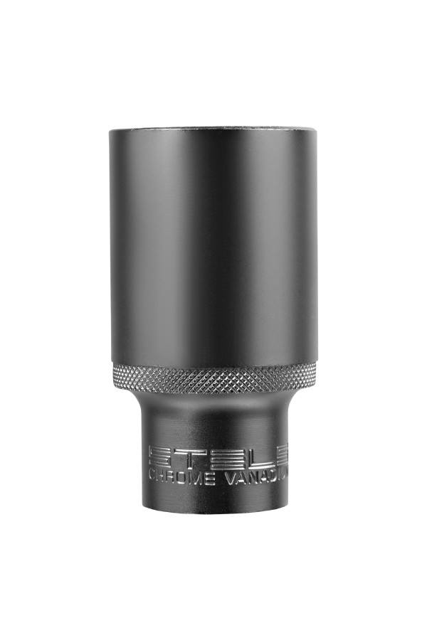 Головка торцевая удлиненная, 30 мм, шестигранная, CrV, под квадрат 1/2 Stels