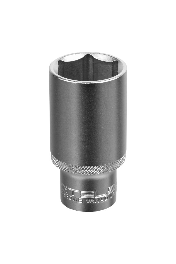 Головка торцевая удлиненная, 32 мм, шестигранная, CrV, под квадрат 1/2 Stels