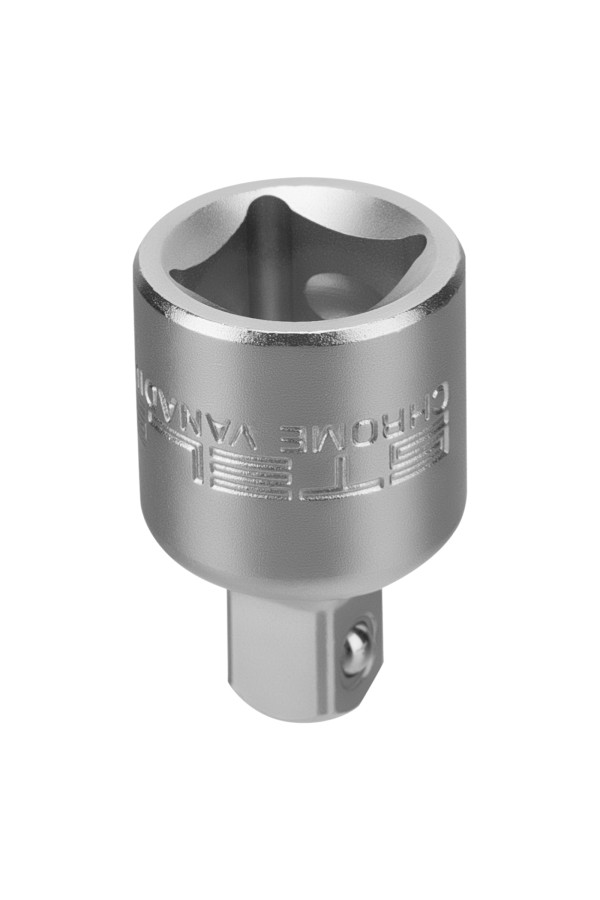 Переходник 3/8F x 1/4 M, CrV Stels