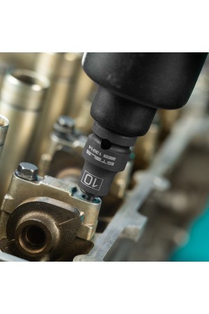 Головка ударная шестигранная, 10 мм, 1/2, CrMo Stels