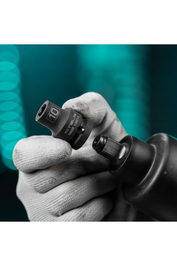 Головка ударная шестигранная, 10 мм, 1/2, CrMo Stels