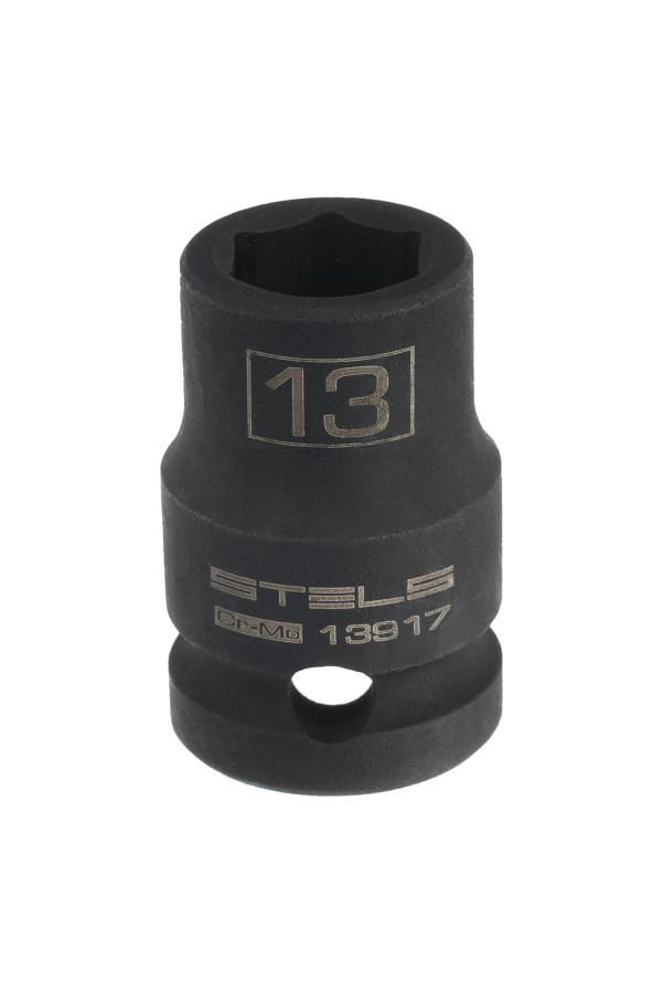 Головка ударная шестигранная, 13 мм, 1/2, CrMo Stels
