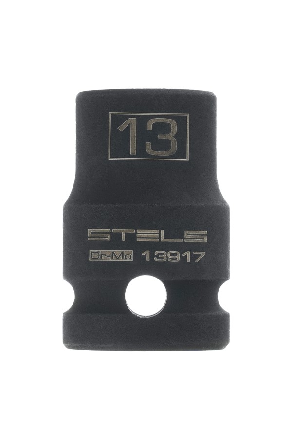 Головка ударная шестигранная, 13 мм, 1/2, CrMo Stels