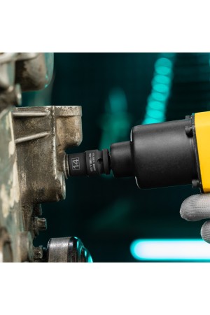 Головка ударная шестигранная, 14 мм, 1/2, CrMo Stels