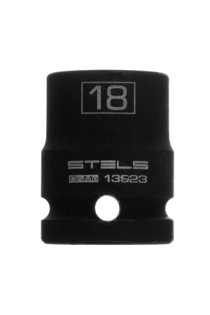 Головка ударная шестигранная, 18 мм, 1/2, CrMo Stels