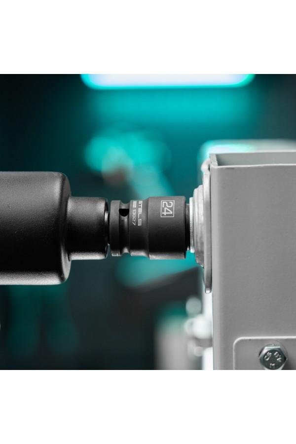 Головка ударная шестигранная, 24 мм, 1/2, CrMo Stels