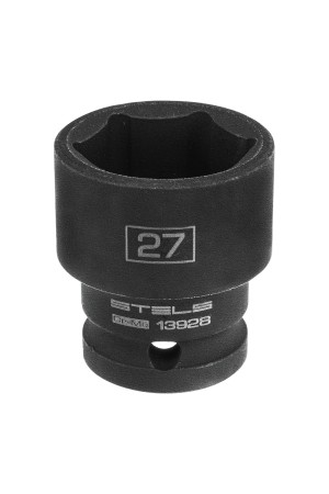 Головка ударная шестигранная, 27 мм, 1/2, CrMo Stels