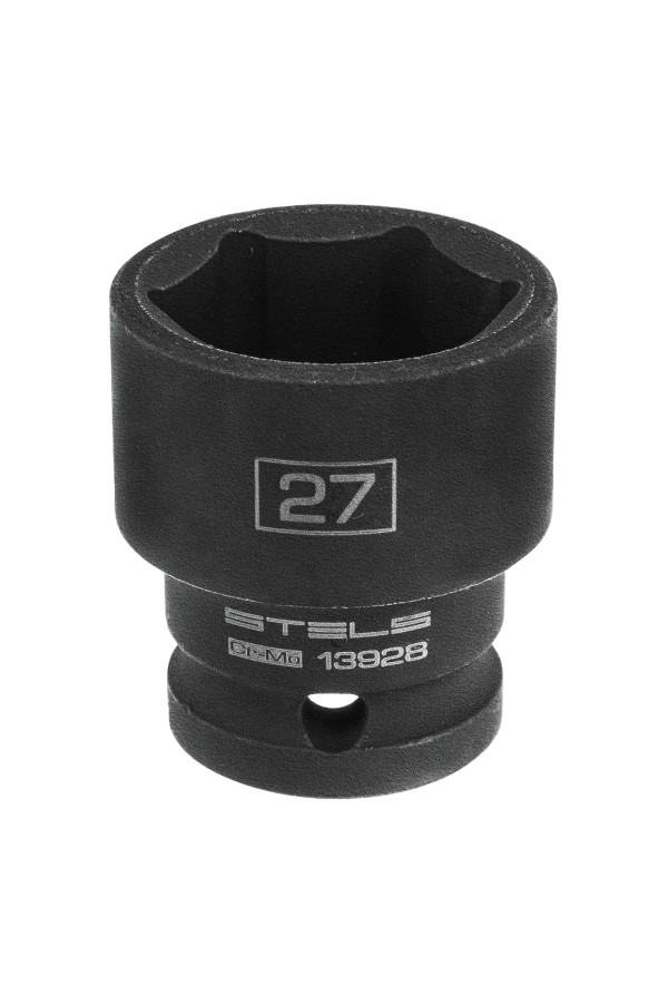 Головка ударная шестигранная, 27 мм, 1/2, CrMo Stels