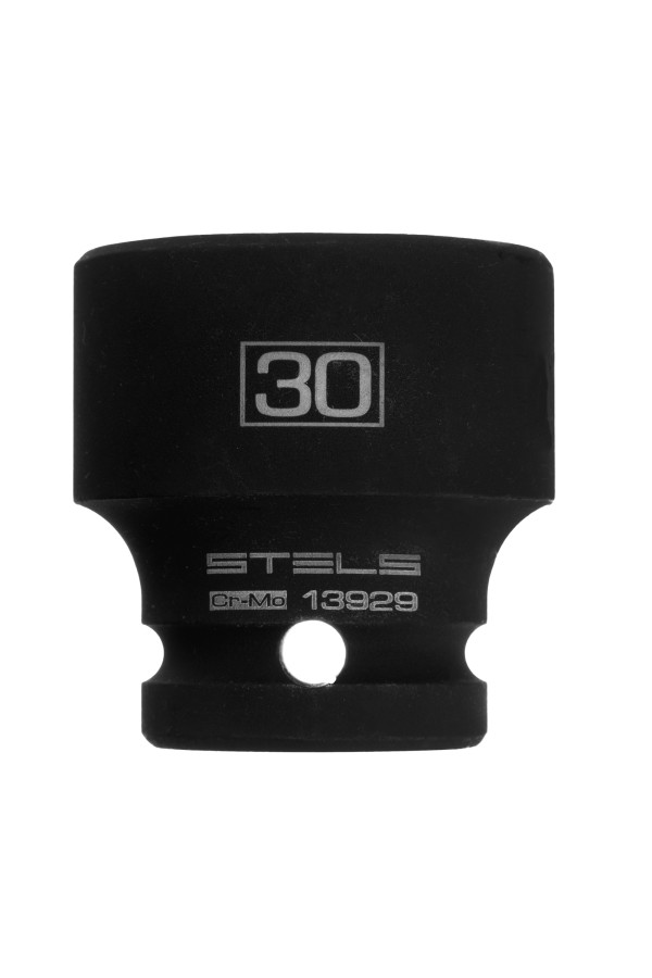 Головка ударная шестигранная, 30 мм, 1/2, CrMo Stels