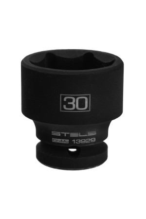 Головка ударная шестигранная, 30 мм, 1/2, CrMo Stels