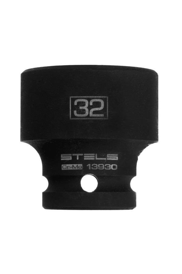 Головка ударная шестигранная, 32 мм, 1/2, CrMo Stels