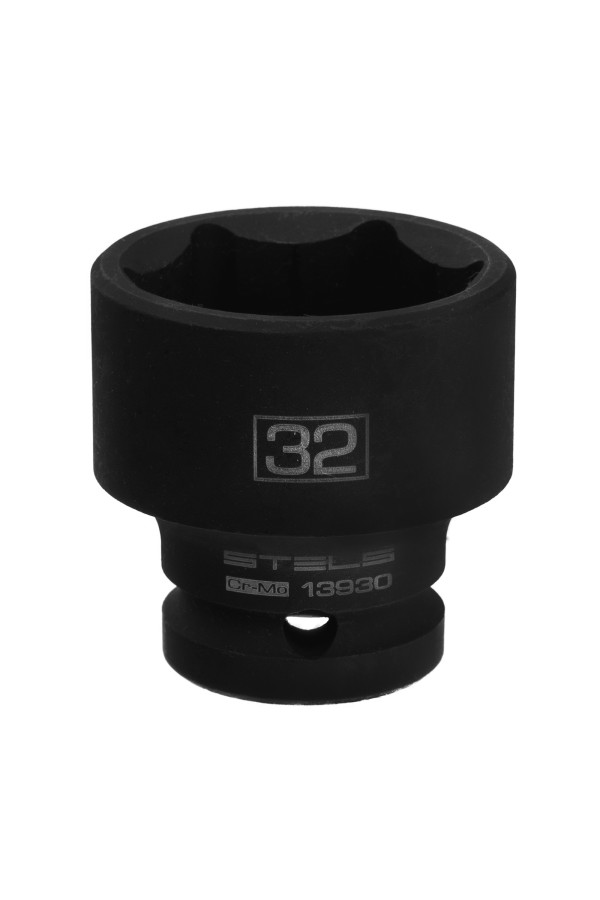 Головка ударная шестигранная, 32 мм, 1/2, CrMo Stels