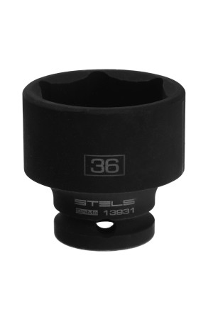 Головка ударная шестигранная, 36 мм, 1/2, CrMo Stels