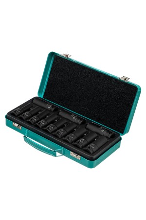 Набор ударных глубоких шестигранных торцевых головок, 1/2