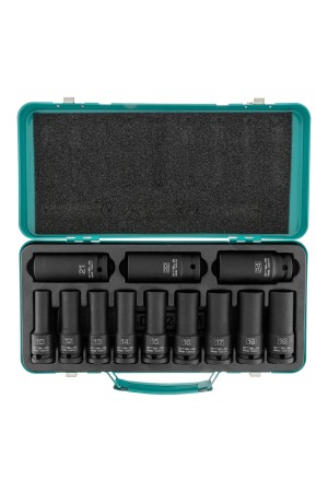 Набор ударных глубоких шестигранных торцевых головок, 1/2
