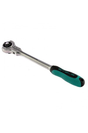 Ключ трещотка 1/2, 72 зуба, с быстрым сбросом, поворотная голова СrV Stels