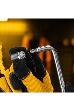 Вороток Г-образный, 150*40 мм, квадрат 1/4