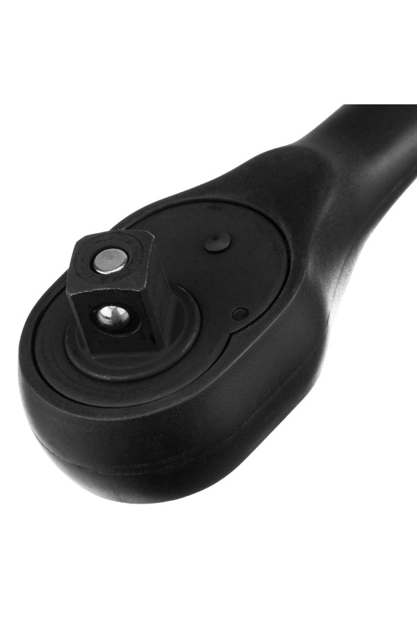 Ключ-трещотка 1/2, 72 зуба, с быстрым сбросом, CrV, двухкомпонентная рукоятка Matrix