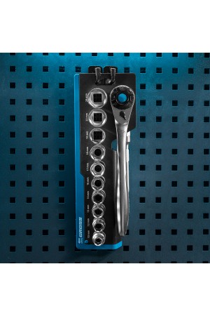 Набор торцевых головок, трещотка 120 зубьев, 1/2