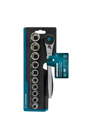 Набор торцевых головок, трещотка 120 зубьев, 3/8