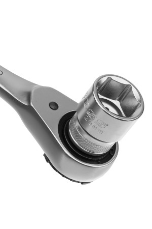 Набор торцевых головок, трещотка 120 зубьев, 1/2