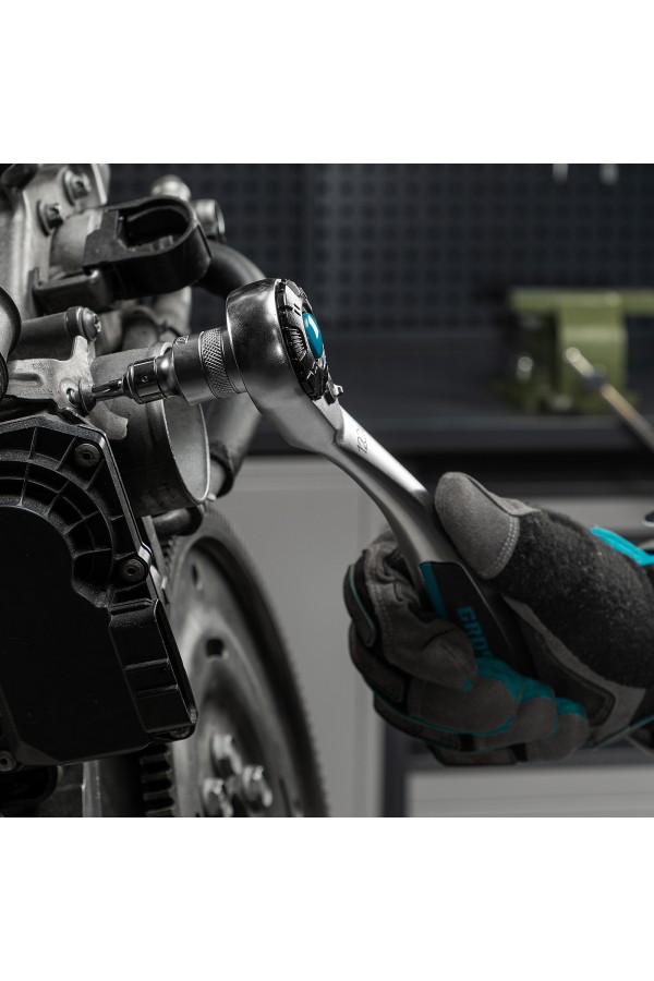 Набор торцевых головок, трещотка 120 зубьев, 1/2