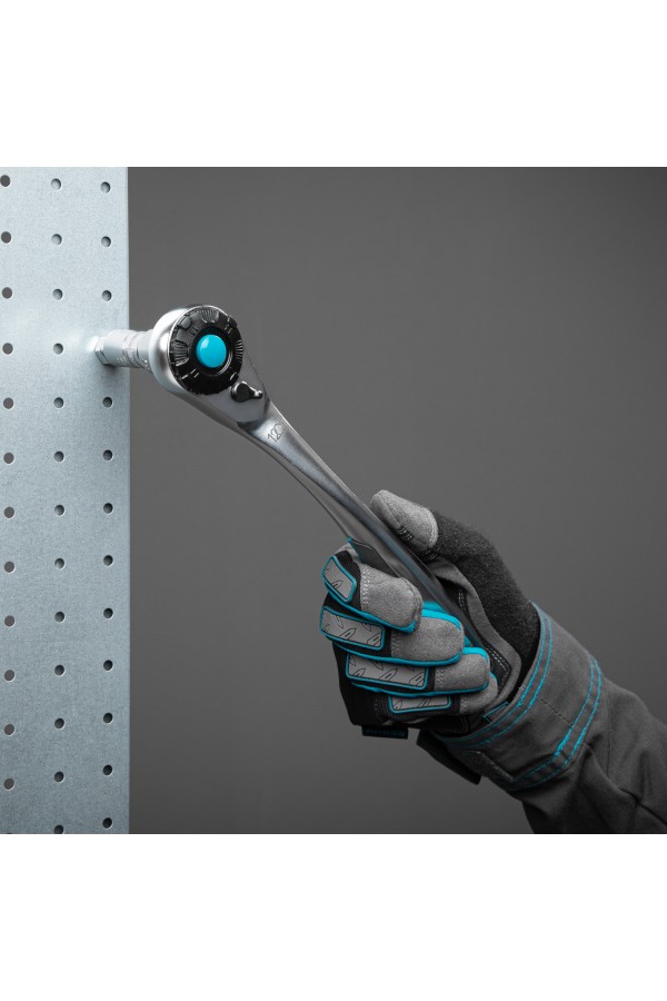 Набор торцевых головок, трещотка 120 зубьев, 1/2