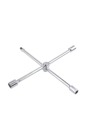 Ключ-крест баллонный, складной 17, 19, 21 мм и 1/2, 406 мм, хромированная Gross