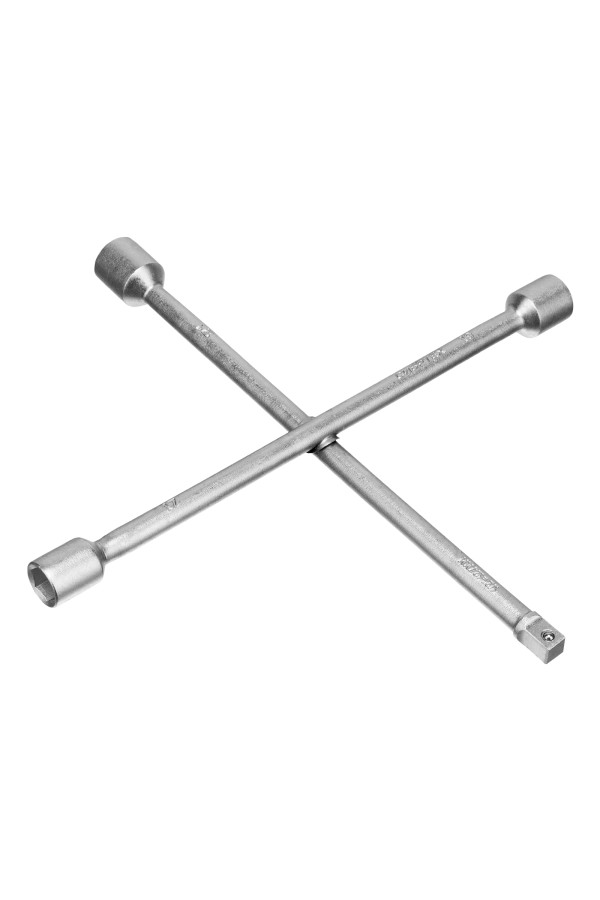 Ключ-крест баллонный, 17 х 19 х 21 мм, под квадрат 1/2, толщина 14 мм Сибртех