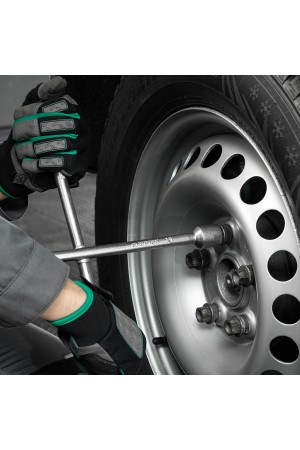 Ключ-крест баллонный, 17 х 19 х 21 мм, под квадрат 1/2, толщина 14 мм Сибртех