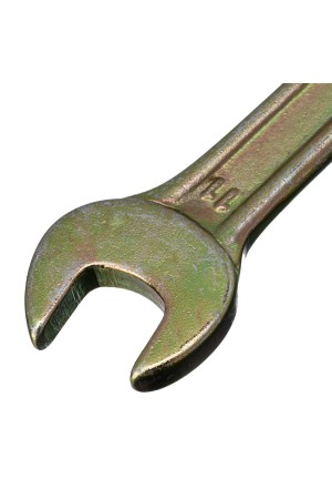 Ключ рожковый, 10 х 11 мм, желтый цинк Сибртех