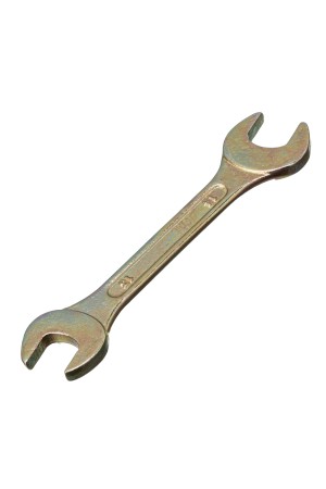 Ключ рожковый, 13 х 14 мм, желтый цинк Сибртех