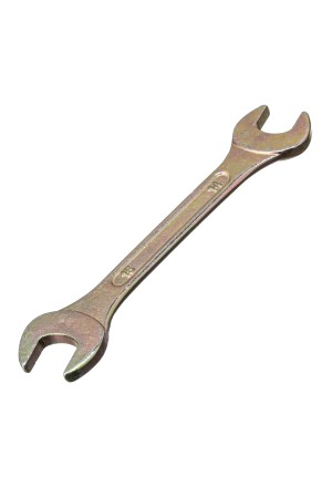 Ключ рожковый, 14 х 15 мм, желтый цинк Сибртех