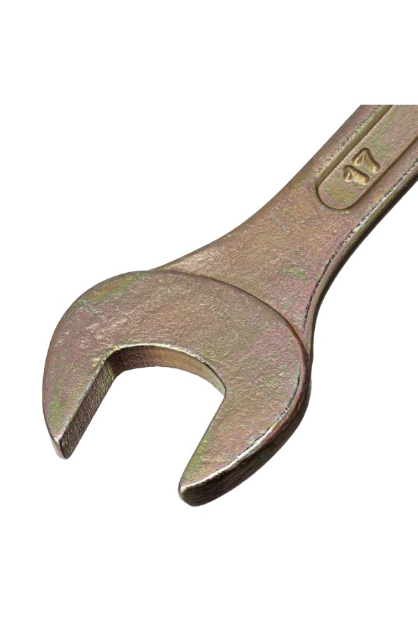 Ключ рожковый, 14 х 17 мм, желтый цинк Сибртех