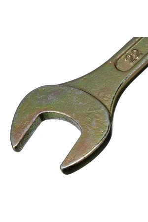 Ключ рожковый, 19 х 22 мм, желтый цинк Сибртех