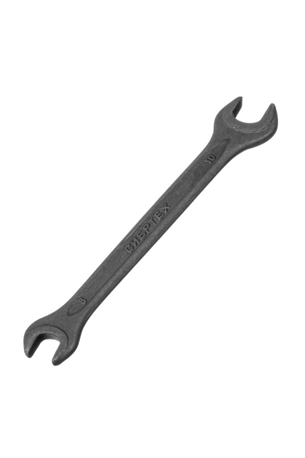 Ключ рожковый, 8 х 10 мм, CrV, фосфатированный Сибртех