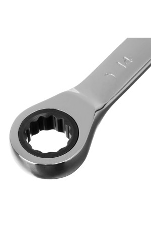 Ключ накидной трещоточный, 14 х 15 мм, CrV, зеркальный хром Matrix Professional