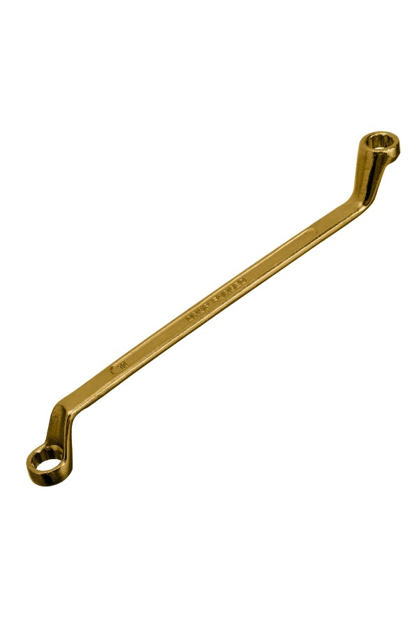 Ключ накидной, 10 х 11 мм, желтый цинк Сибртех