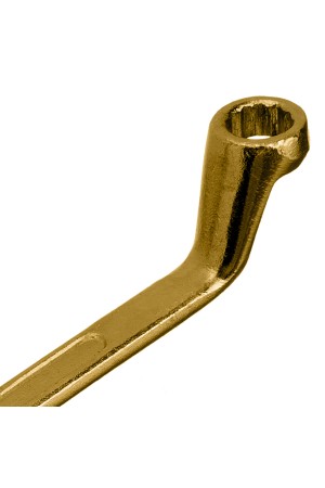 Ключ накидной, 10 х 11 мм, желтый цинк Сибртех