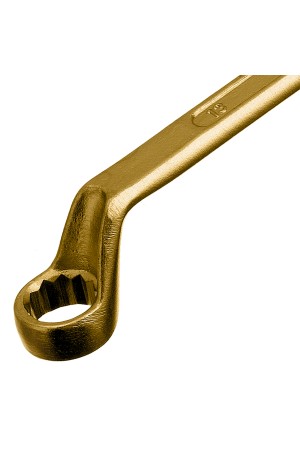 Ключ накидной, 10 х 13 мм, желтый цинк Сибртех