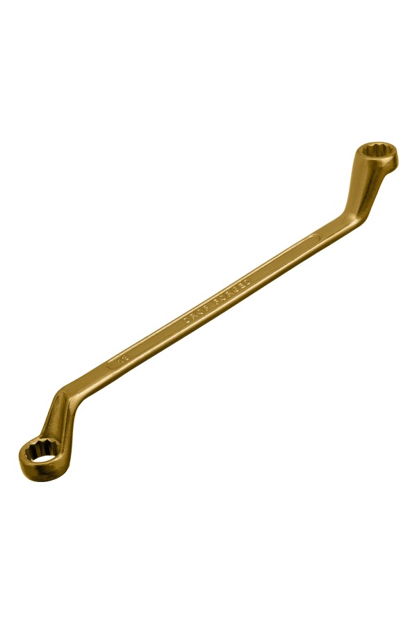 Ключ накидной, 12 х 13 мм, желтый цинк Сибртех