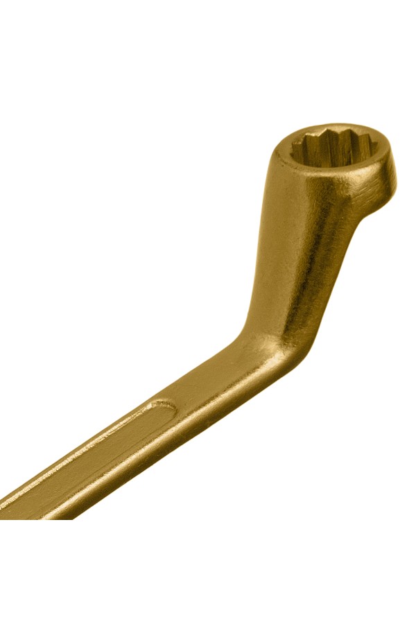 Ключ накидной, 12 х 13 мм, желтый цинк Сибртех