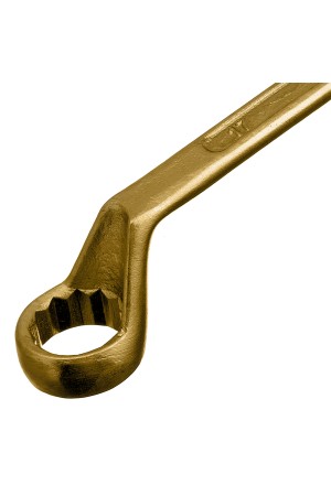 Ключ накидной, 13 х 17 мм, желтый цинк Сибртех