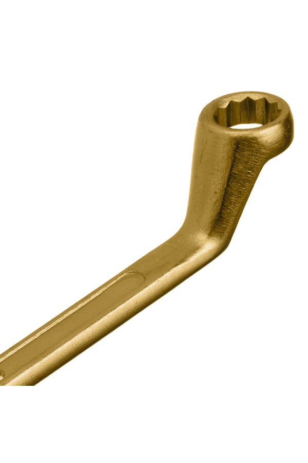 Ключ накидной, 14 х 15 мм, желтый цинк Сибртех