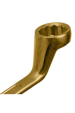 Ключ накидной, 22 х 24 мм, желтый цинк Сибртех