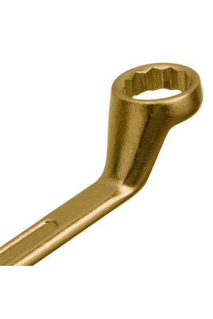 Ключ накидной, 24 х 27 мм, желтый цинк Сибртех