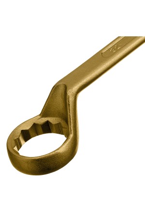 Ключ накидной, 27 х 32 мм, желтый цинк Сибртех