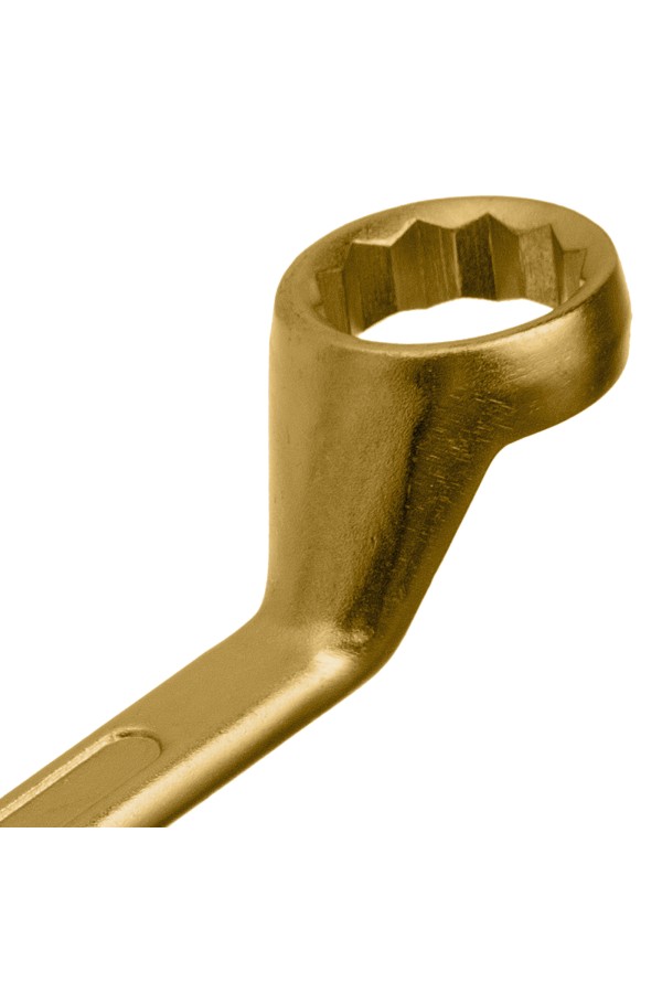 Ключ накидной, 30 х 32 мм, желтый цинк Сибртех